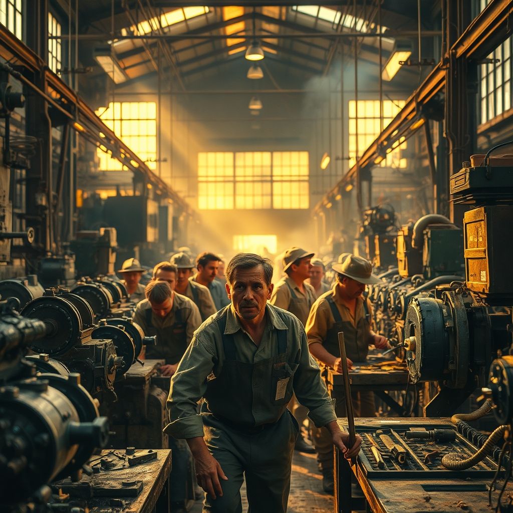 การสร้างบรรยากาศใน A Working Man ที่ตื่นเต้น